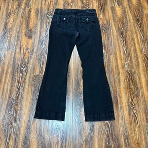 Daytrip Black Trouser Boot Cut Virgo Women's Jeans Size 28R 28 X 30